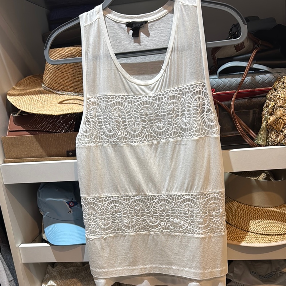 J. Crew Cream Tank Top